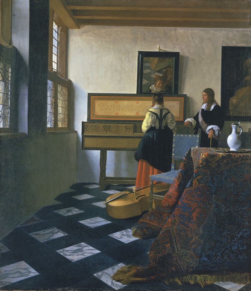 Vermeer, The Music Lesson (painting)